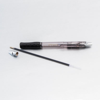 RSVP Super RT Ballpoint Pen, (1.0mm) Medium Line, Black Ink (BX480-A)