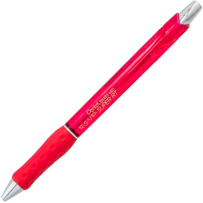 RSVP Super RT Ballpoint Pen, (1.0mm) Medium Line, Red Ink (BX480-B)
