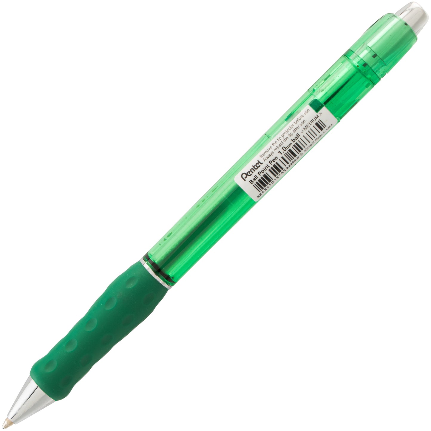 RSVP Super RT Ballpoint Pen, (1.0mm) Medium Line, Green Ink (BX480-D)