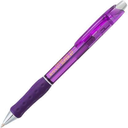 RSVP Super RT Ballpoint Pen, (1.0mm) Medium Line, Violet Ink (BX480-V)