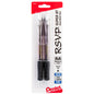 RSVP Super RT Ballpoint Pen, (1.0mm) Medium Line, Black Ink, 2-Pk (BX480BP2A)