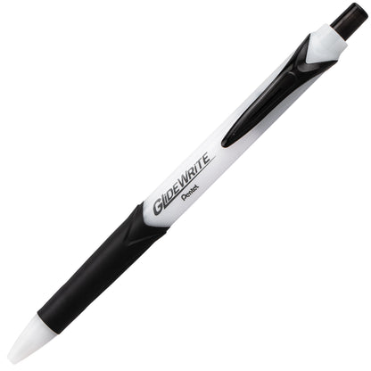 GlideWrite Ballpoint Pen with TechniFlo Ink, (1.0mm) Medium Line, Black (BX910-A)