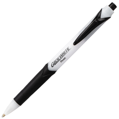 GlideWrite Ballpoint Pen with TechniFlo Ink, (1.0mm) Medium Line, Black (BX910-A)