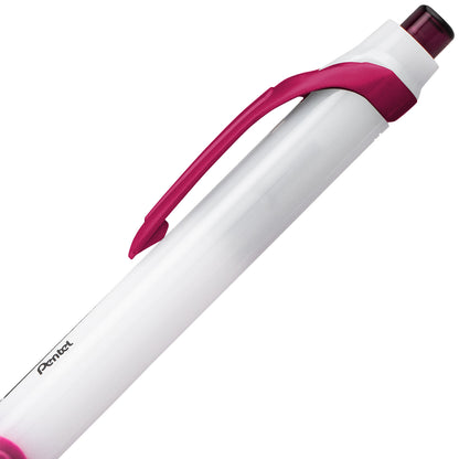 GlideWrite Ballpoint Pen with TechniFlo Ink, (1.0mm) Medium Line, Burgundy Ink (BX910-BG)