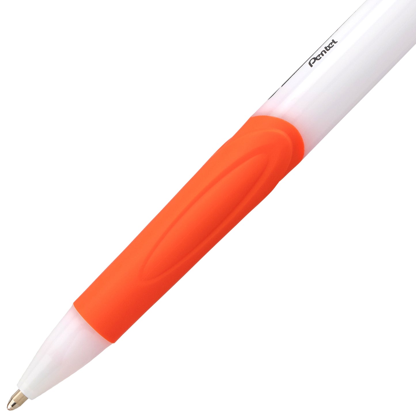 GlideWrite Ballpoint Pen with TechniFlo Ink, (1.0mm) Medium Line, Orange Ink (BX910-F)