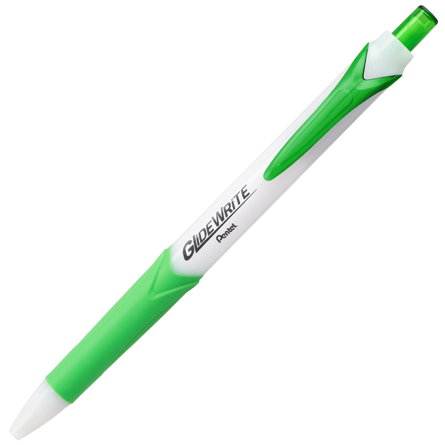 GlideWrite Ballpoint Pen with TechniFlo Ink, (1.0mm) Medium Line, Lime Green Ink (BX910-K)