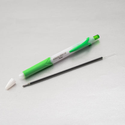 GlideWrite Ballpoint Pen with TechniFlo Ink, (1.0mm) Medium Line, Lime Green Ink (BX910-K)