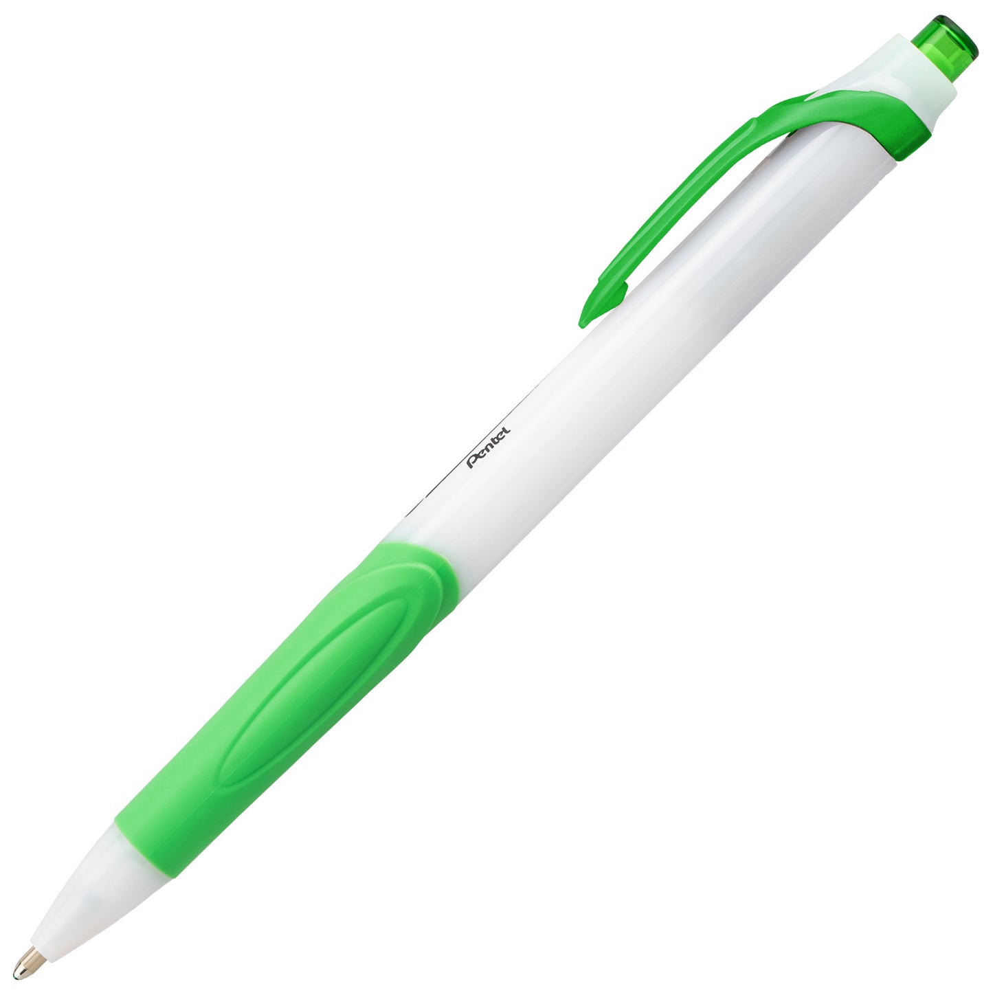 GlideWrite Ballpoint Pen with TechniFlo Ink, (1.0mm) Medium Line, Lime Green Ink (BX910-K)