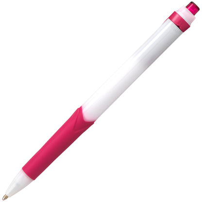 GlideWrite Ballpoint Pen with TechniFlo Ink, (1.0mm) Medium Line, Pink (BX910-P)