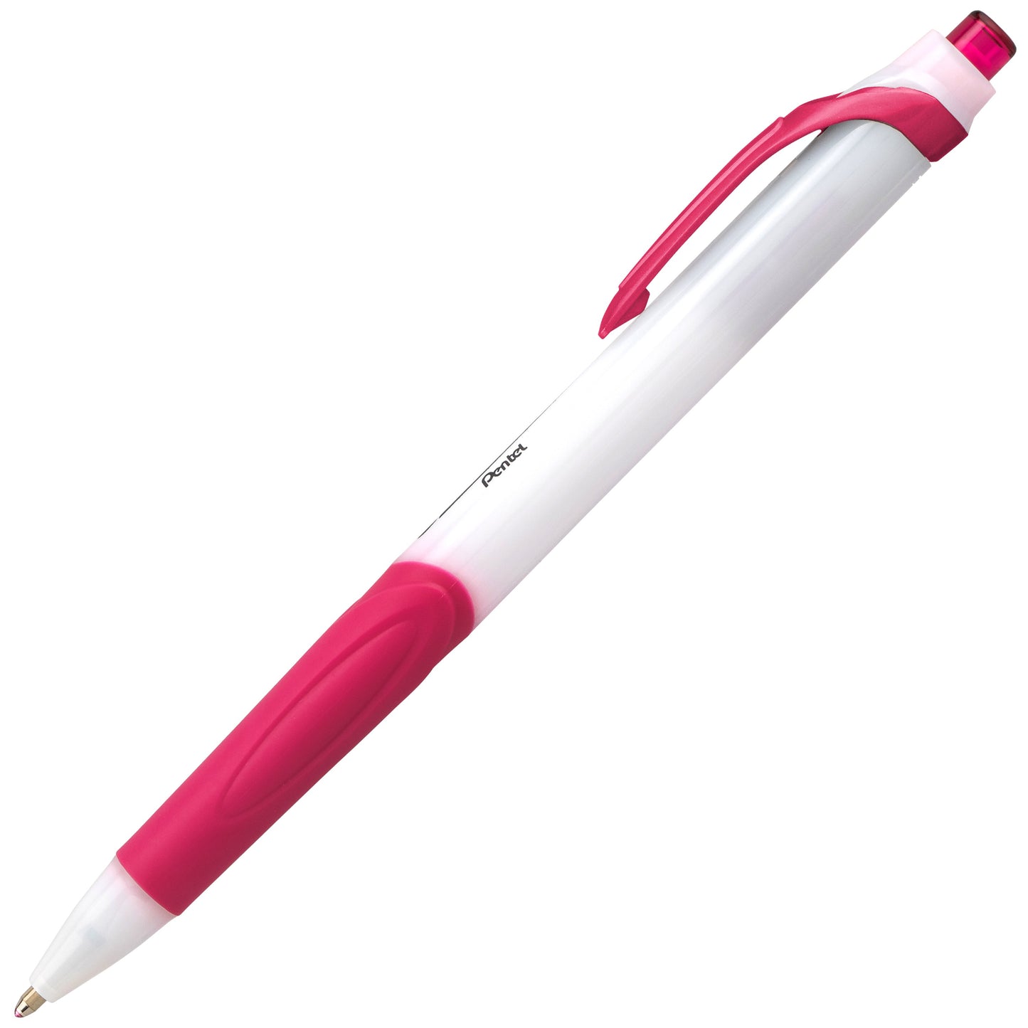 GlideWrite Ballpoint Pen with TechniFlo Ink, (1.0mm) Medium Line, Pink (BX910-P)