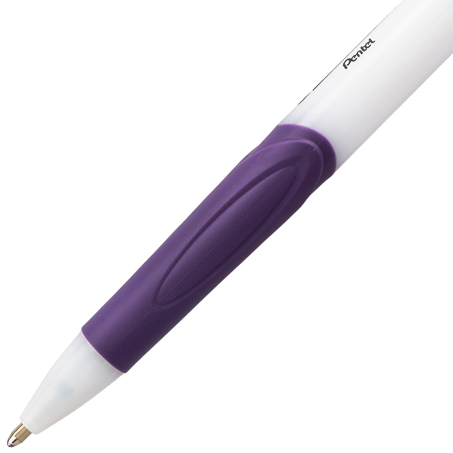 GlideWrite Ballpoint Pen with TechniFlo Ink, (1.0mm) Medium Line, Violet (BX910-V)