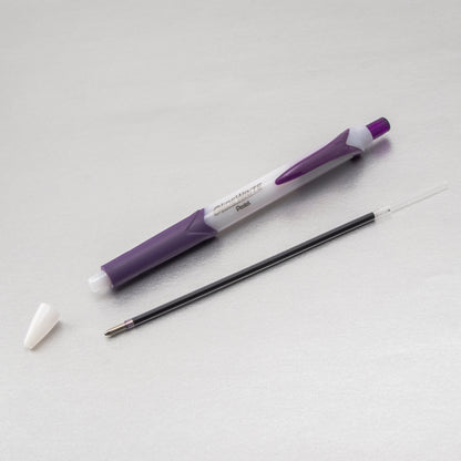 GlideWrite Ballpoint Pen with TechniFlo Ink, (1.0mm) Medium Line, Violet (BX910-V)