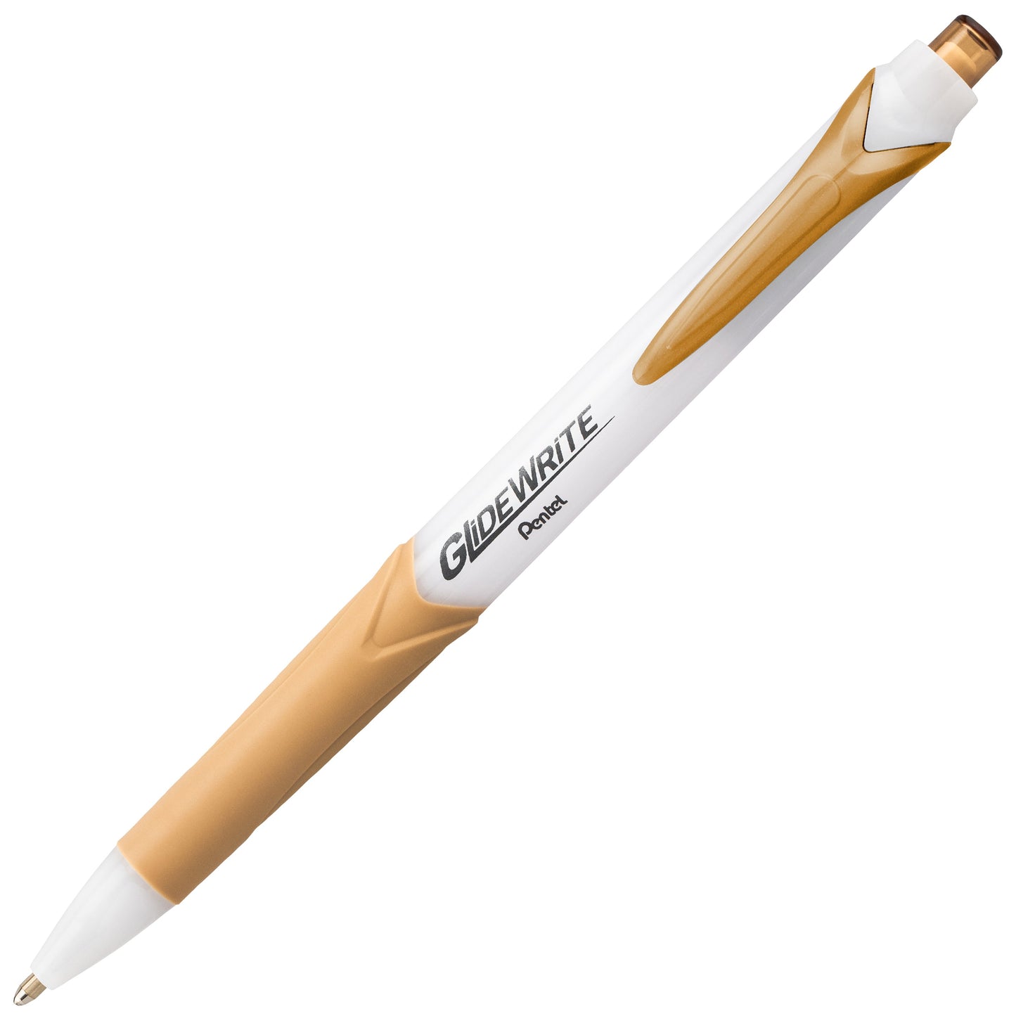 GlideWrite Ballpoint Pen with TechniFlo Ink, (1.0mm) Medium Line, Antique Gold Ink (BX910-X)
