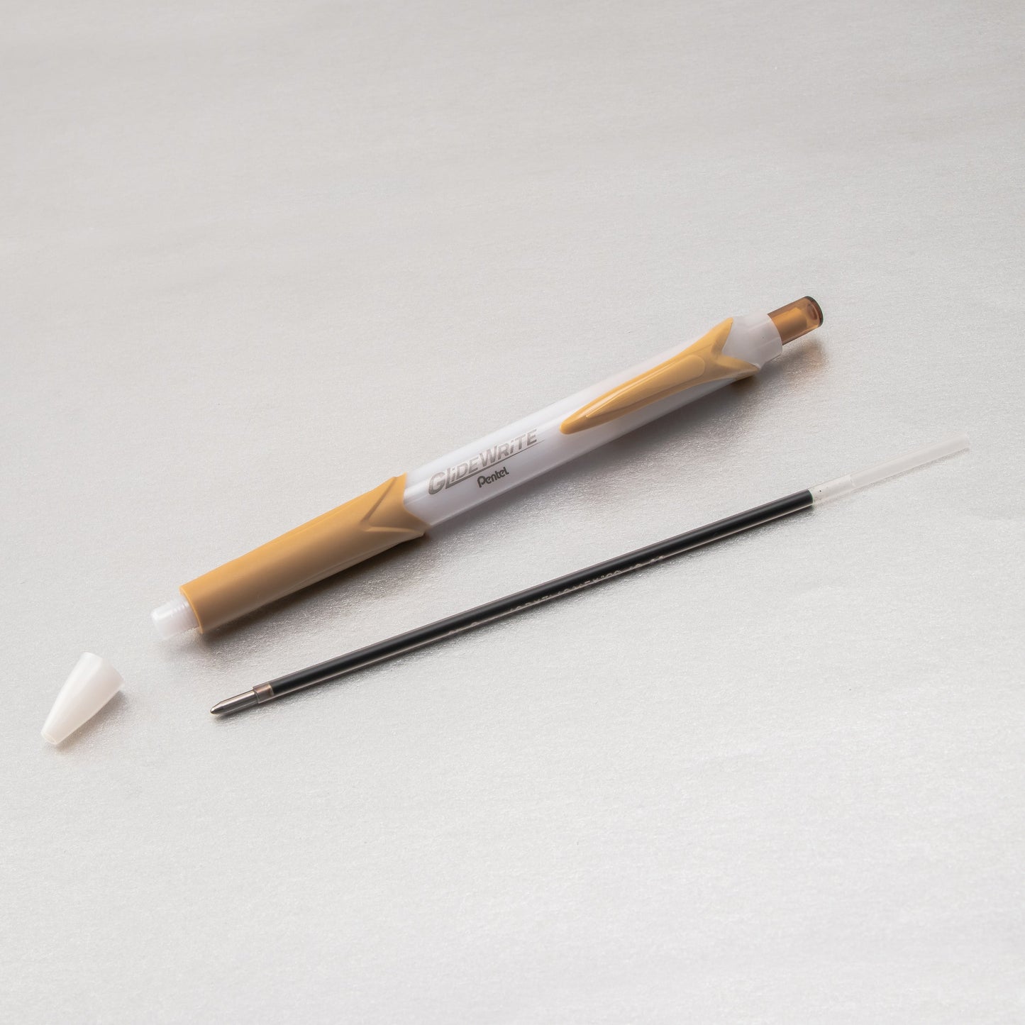 GlideWrite Ballpoint Pen with TechniFlo Ink, (1.0mm) Medium Line, Antique Gold Ink (BX910-X)