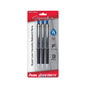 GlideWrite Signature Gun Metal, (0.7mm) Needle Tip, Blue Ink, 3-pk (BX927BP3C)