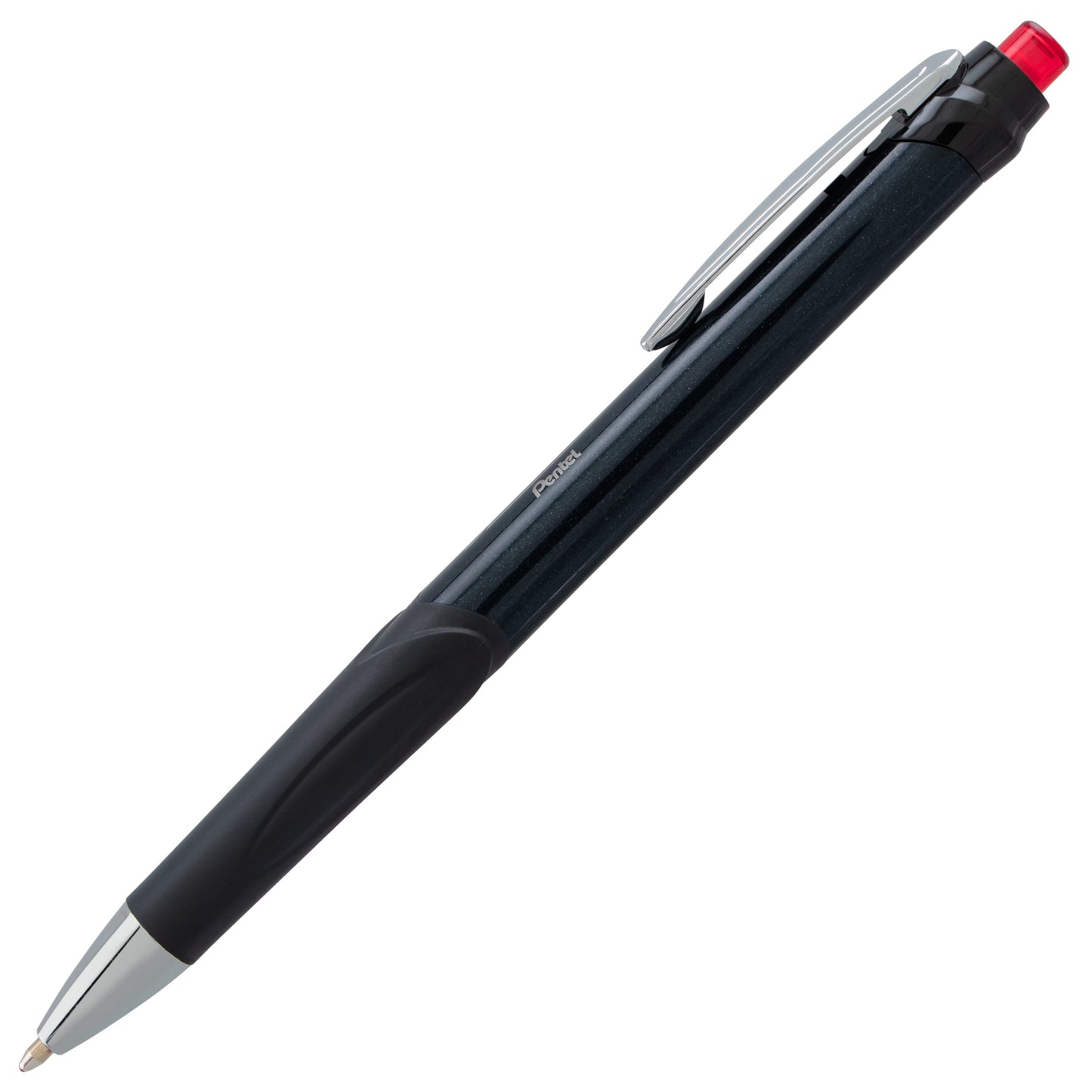 GlideWrite Signature Ballpoint Pen Black Barrel, (1.0mm) Medium line, Red Ink (BX930A-B)