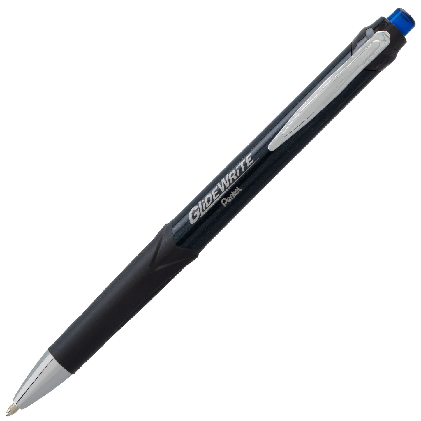 GlideWrite Signature Ballpoint Pen Black Barrel, (1.0mm) Medium line, Blue Ink (BX930A-C)