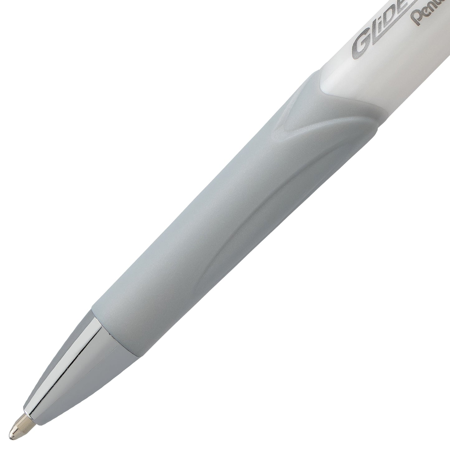 GlideWrite Signature Ballpoint Pen Pearl White Barrel, (1.0mm) Medium line, Blue Ink (BX930W-C)