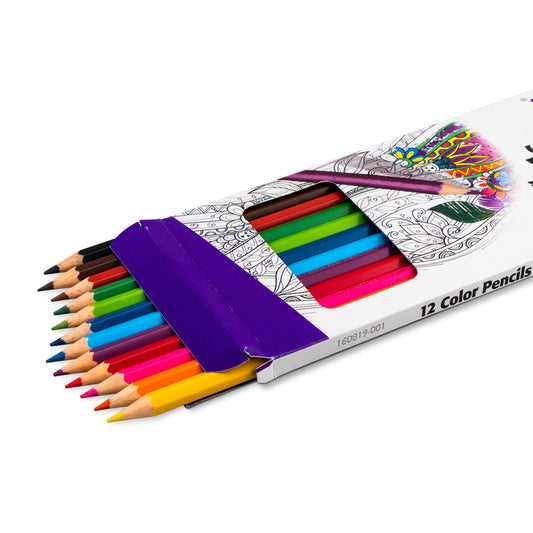 Pentel Arts Color Pencils - Assorted Colors,12-Pk (CB8-12)