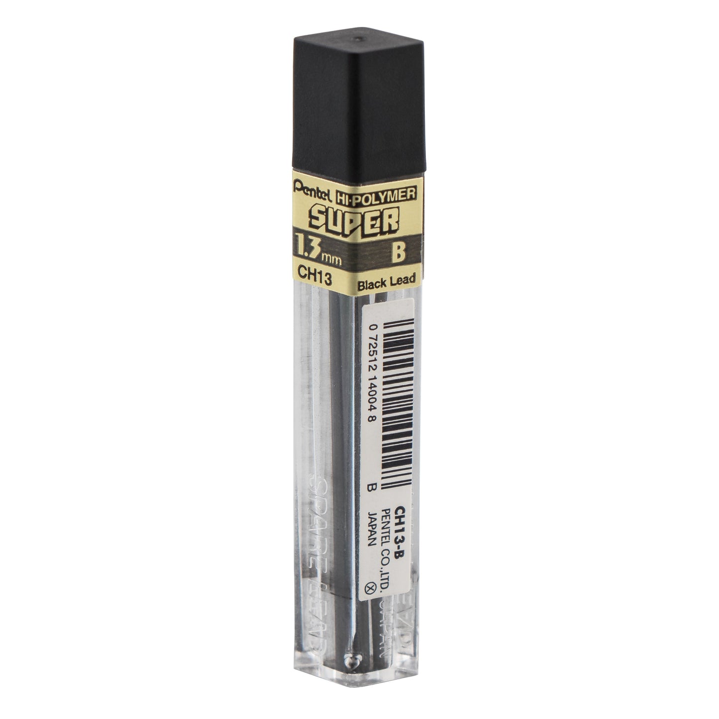 Super Hi-Polymer Lead Refill (1.3mm) B, 8pcs/Tube (CH13-B)