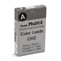 Pentel Arts 8 Colour Pencil Lead Refill (2.0mm),  Black, 2 pcs/Tube (CH2-A)