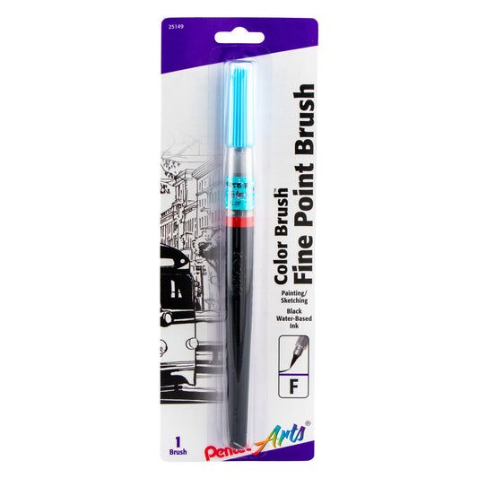 Pentel Arts Brush, Fine Point, Black Ink 1-Pk (FL2FBPA)