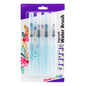Pentel Arts Aquash Water Brush Assorted Tips. 4-Pk Carded (FRHBP4M)