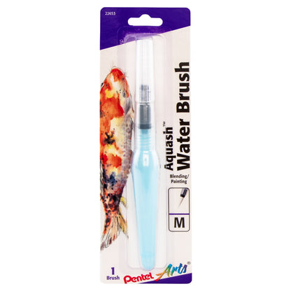 Pentel Arts Aquash Water Brush Fine Point Medium 1-Pk (FRHMBP)