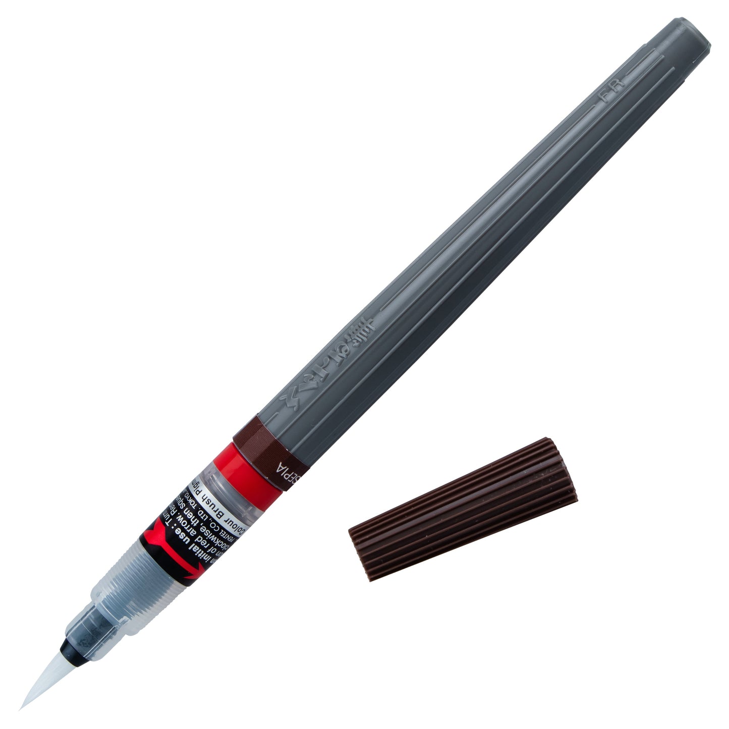 Pentel Arts Color Brush with Pigment Ink, Sepia Ink, 1-pk (GFPBP141)