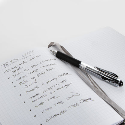 Wow! Gel Retractable Gel Pen, (0.7mm) Medium Line, Black Ink (K437-A)