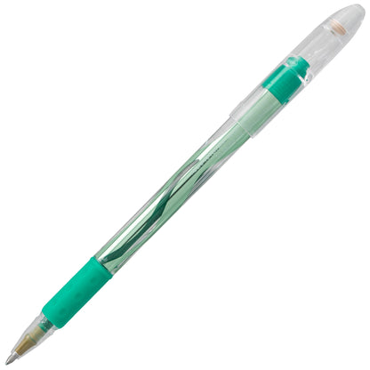 Sunburst Metallic Gel Pen, Medium Line, Permanent Green Ink (K908-MD)