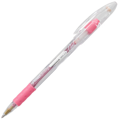 Sunburst Metallic Gel Pen, Medium Line, Permanent Pink Ink (K908-MP)