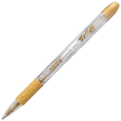 Sunburst Metallic Gel Pen, Medium Line, Permanent Gold Ink (K908-X)