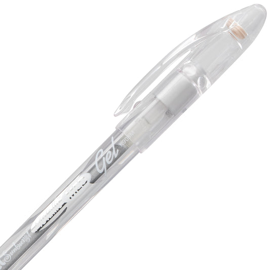 Sunburst Metallic Gel Pen, Medium Line, Permanent Silver Ink (K908-Z)