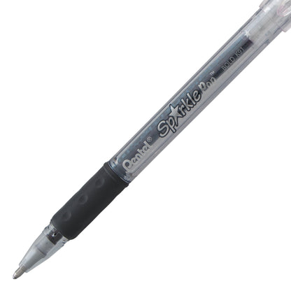 Sparkle Pop Metallic Gel Pen, (1.0mm) Bold Line, Black-Red Ink (K91-DA)
