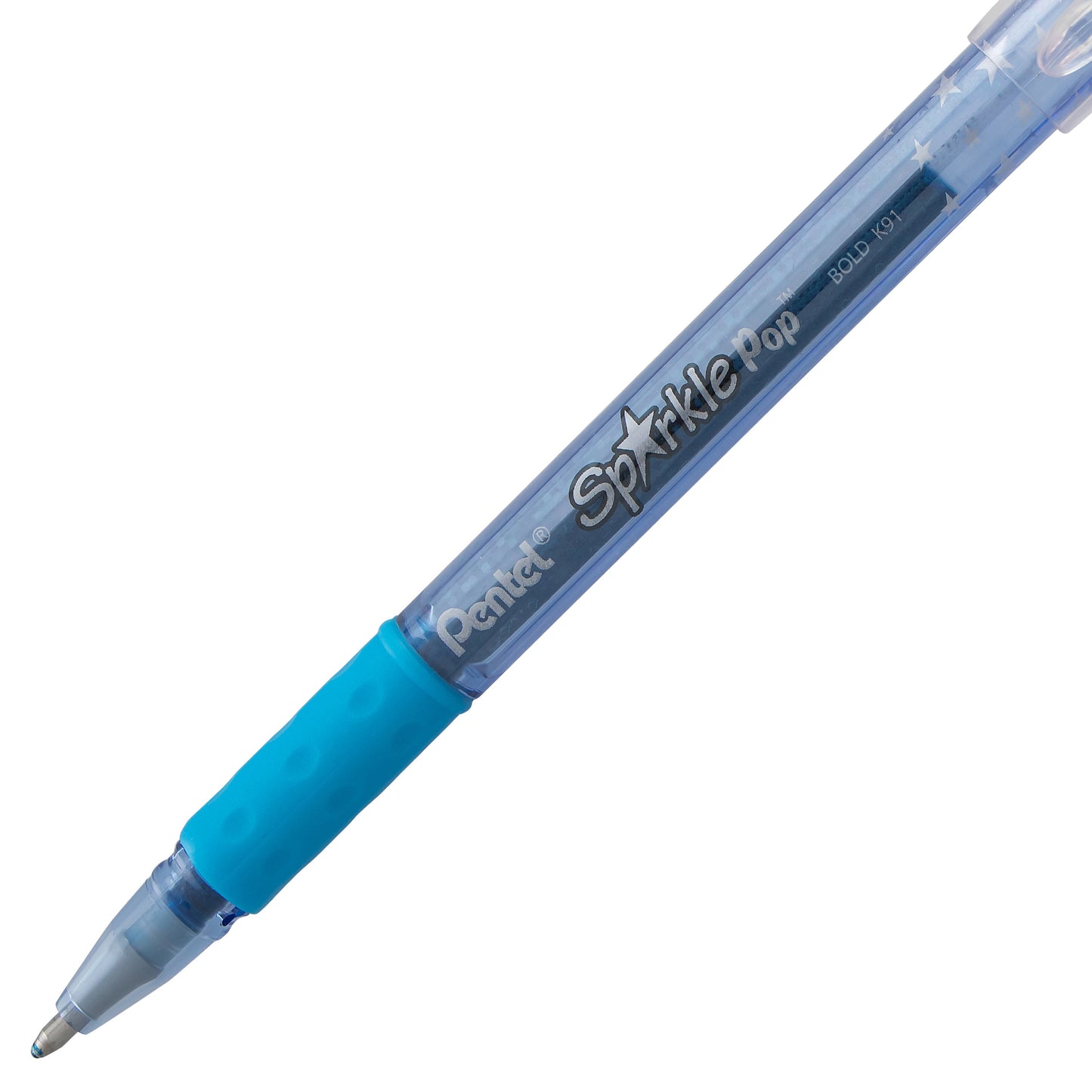 Sparkle Pop Metallic Gel Pen, (1.0mm) Bold Line, Blue-Green Ink (K91-DC)