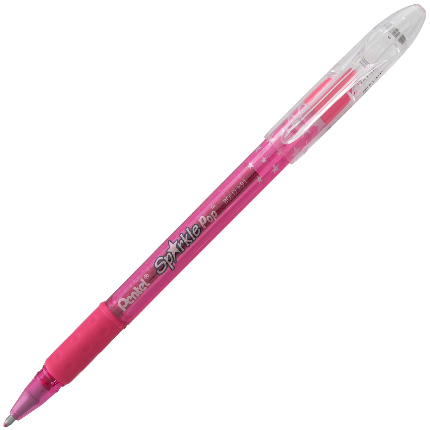 Sparkle Pop Metallic Gel Pen, (1.0mm) Bold Line, Pink-Pink (K91-DP)