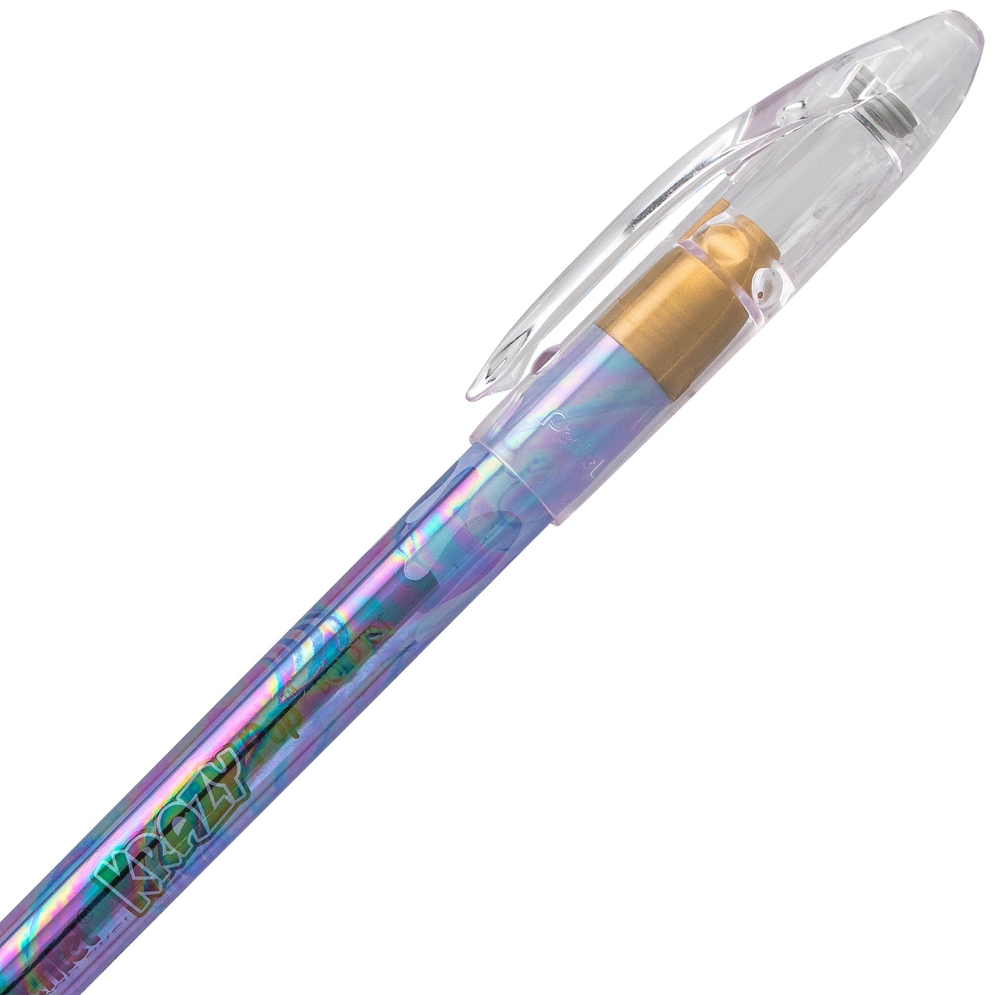 Krazy Pop Iridescent Gel Pen, (1.0mm) Bold line, Blue & Gold Ink (K91-DXC)