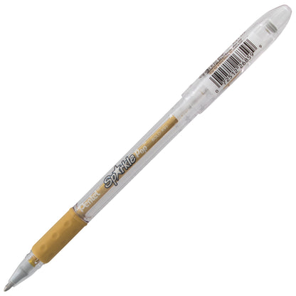 Sparkle Pop Metallic Gel Pen, (1.0mm) Bold Line, Gold-Gold (K91-DX)