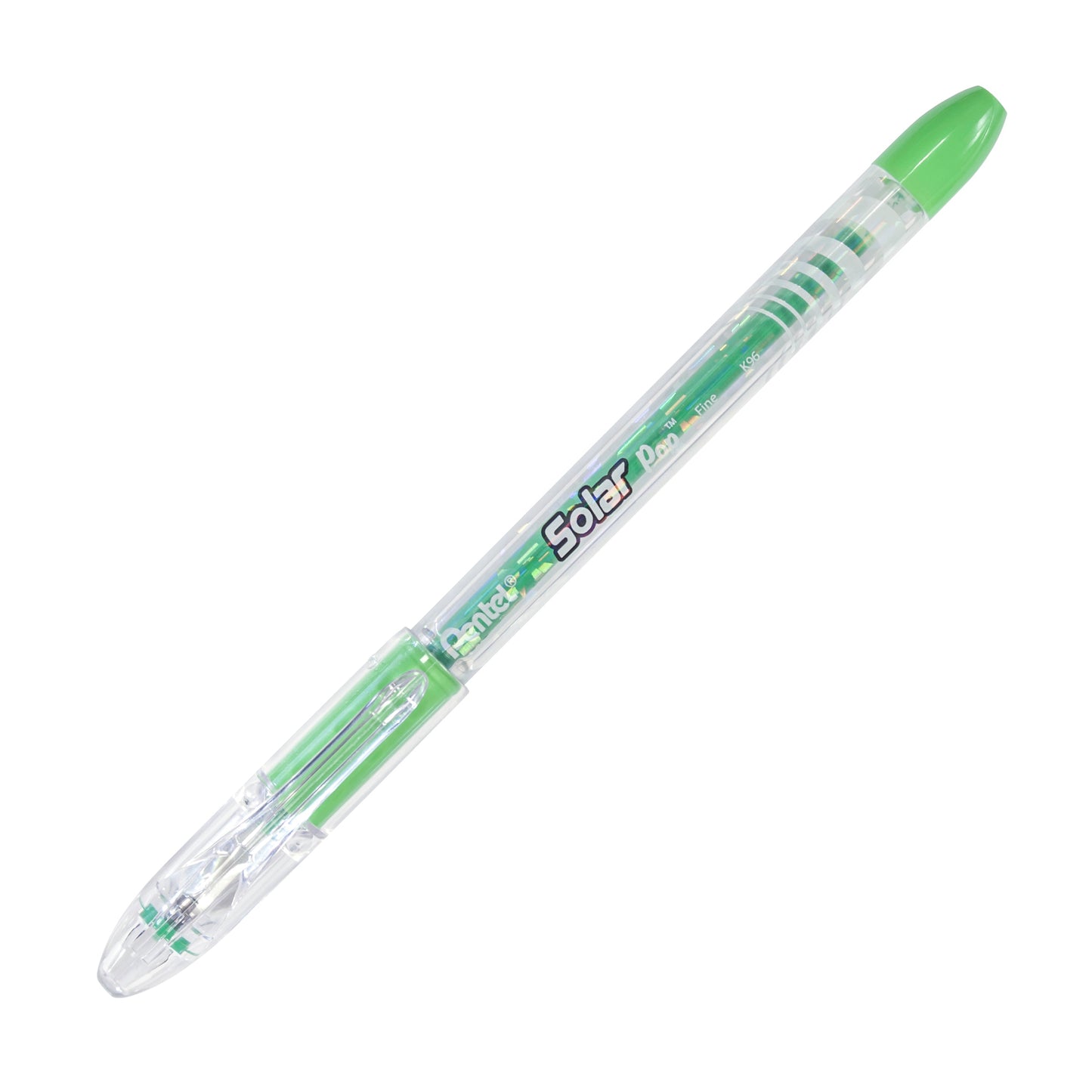 Solar Pop Neon Gel Pen, (0.6mm) Medium Line, Lime Green Ink (K96-K)