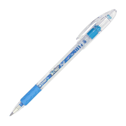 Solar Pop Neon Gel Pen, (0.6mm) Medium Line, Sky Blue Ink (K96-S)