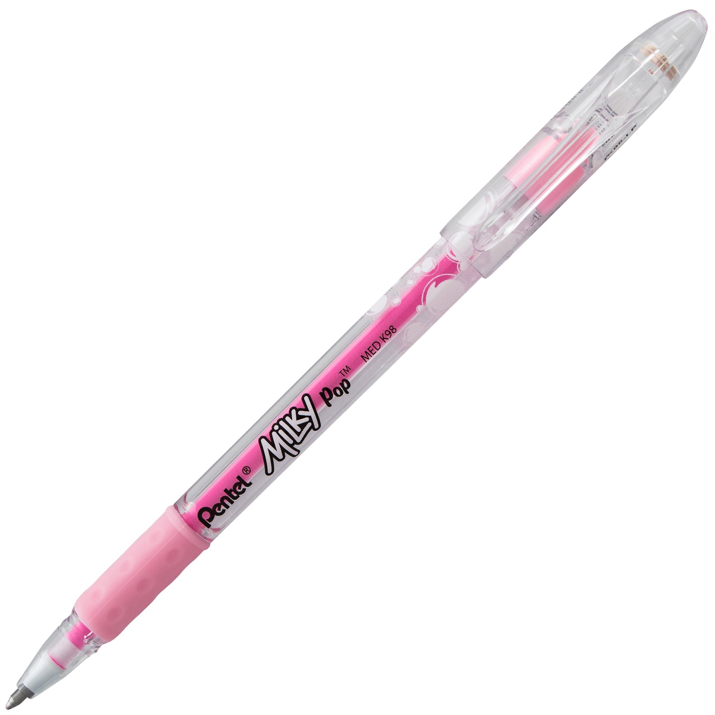 Milky Pop Pastel Gel Pen, (0.8mm) Medium Line, Pink Ink (K98-LP)