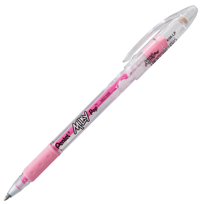 Milky Pop Pastel Gel Pen, (0.8mm) Medium Line, Pink Ink (K98-LP)