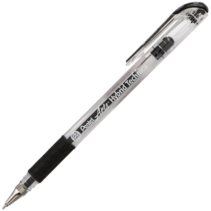 Pentel Arts Hybrid Technica (0.3mm) Gel Pen, Black Ink (KN103-A)