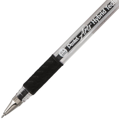 Pentel Arts Hybrid Technica (0.4mm) Gel Pen, Black Ink (KN104-A)