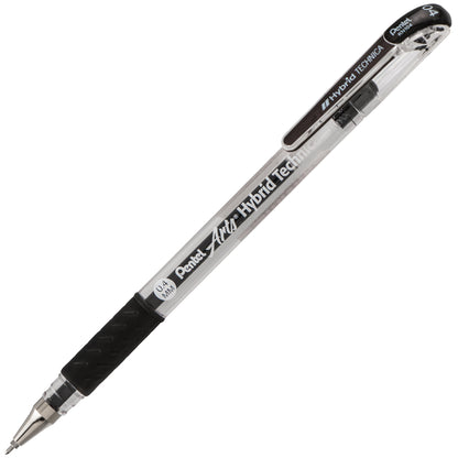 Pentel Arts Hybrid Technica (0.4mm) Gel Pen, Black Ink (KN104-A)