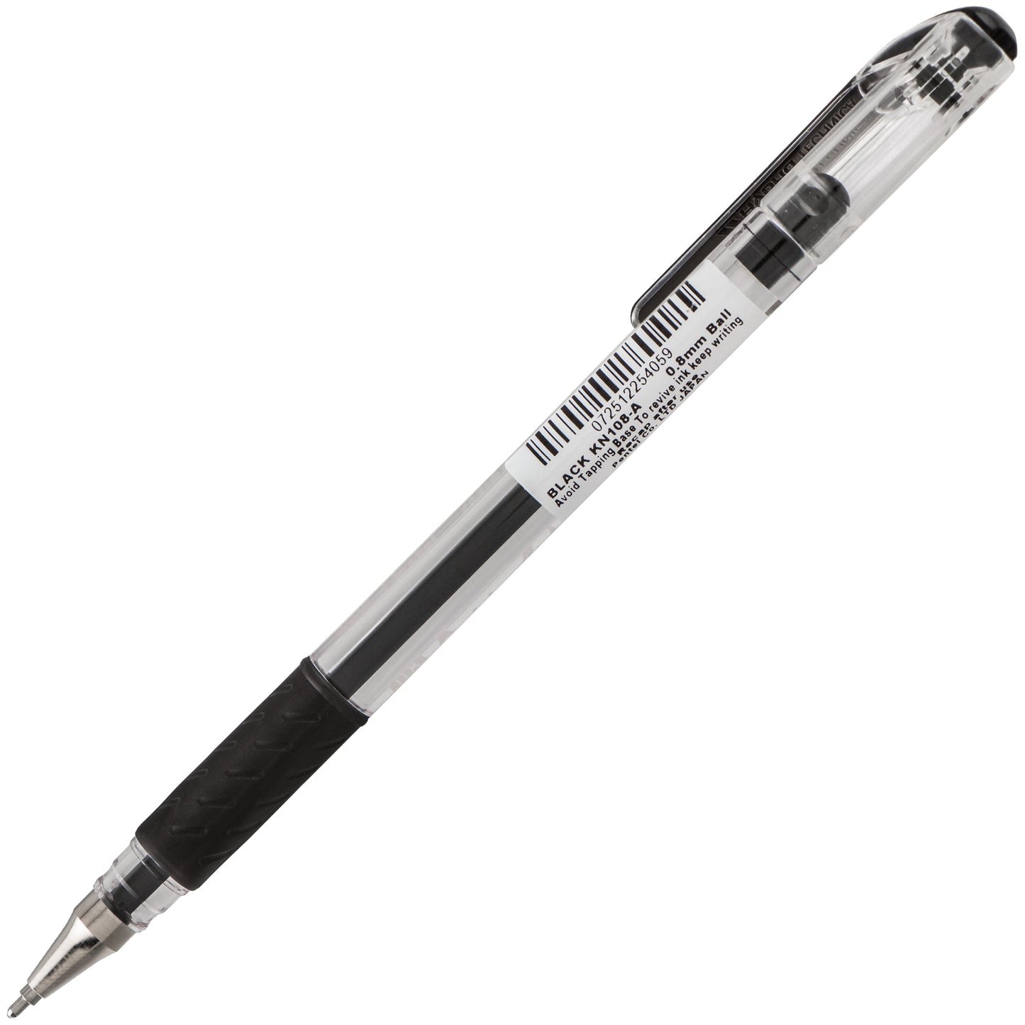 Pentel Arts Hybrid Technica (0.8mm) Gel Pen, Black (KN108-A)