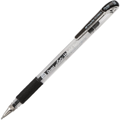 Pentel Arts Hybrid Technica (0.8mm) Gel Pen, Black (KN108-A)