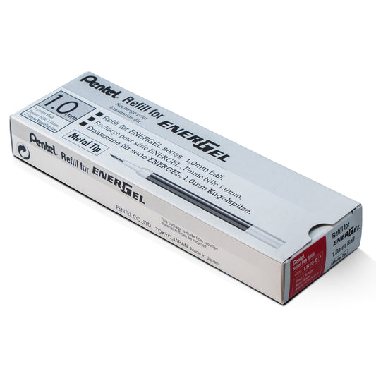 Refill Ink - For EnerGel Gel Pen 1.0mm Metal Tip, Bold, Red Ink (LR10-B)