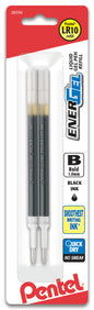 Refill Ink - For EnerGel Gel Pen 1.0mm Metal Tip, Bold, Black Ink 2-Pk (LR10BP2A)